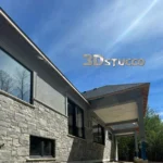 Completed residential stucco project in Wasaga Beach, Ontario by 3D Stucco